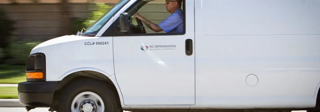 KIC Refrigeration service vehicle serving Independence area